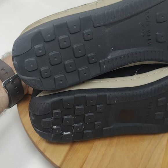 Cole Haan Casual Shoes Mens Size 11.5 Claude Venetian Leather Loafers Black - Picture 6 of 12